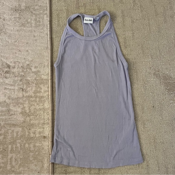 ARITZIA sunday best size xxs lilac tank top - Picture 1 of 3